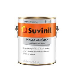 SUVINIL MASSA ACRILICA 5,7KG - Tintas Oliveira