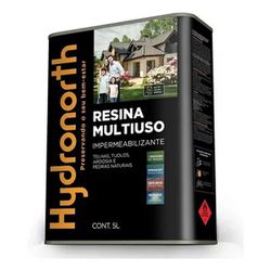 HYDRONORTH RESINA COLOR INCOLOR BRILHANTE 5L - Tintas Oliveira