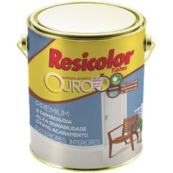 RESICOLOR ESM SINT ASSOALHO AMARELO OXIDO 900ML - Tintas Oliveira