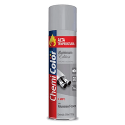 CHEMICOLOR SPRAY ALTA TEMP ALUMINIO 350ML - Tintas Oliveira