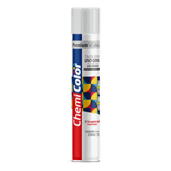 CHEMICOLOR SPRAY USO GER BRANCO FOSCO 400ML - Tintas Oliveira