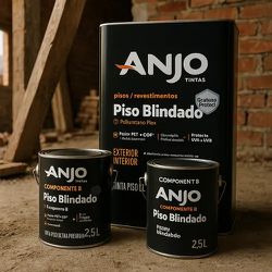 ANJO PISO BLINDADO PU CINZA N6,5 + 2 COMP B POLID... - Tintas Oliveira