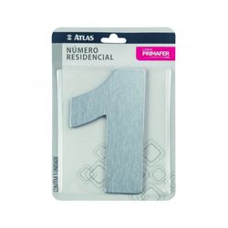 ATLAS NUMERO PARA CASA ADESIVO 1 ACM ESP PR3002/1 - Tintas Oliveira