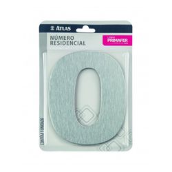 ATLAS NUMERO PARA CASA ADESIVO 0 ACM ESC PR3001/0 - Tintas Oliveira
