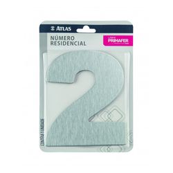 ATLAS NUMERO PARA CASA ADESIVO 2 ACM ESP PR3002/2 - Tintas Oliveira