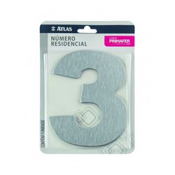 ATLAS NUMERO PARA CASA ADESIVO 3 ACM ESP PR3002/3 - Tintas Oliveira