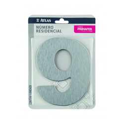 ATLAS NUMERO PARA CASA ADESIVO 9 ACM ESP PR3002/9 - Tintas Oliveira