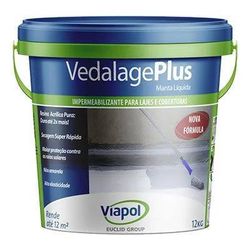 VIAPOL VEDALAGE PLUS 12KG - Tintas Oliveira
