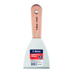 ATLAS ESPATULA AÇO REFORÇ 80MM REF AT6555/8 - Tintas Oliveira