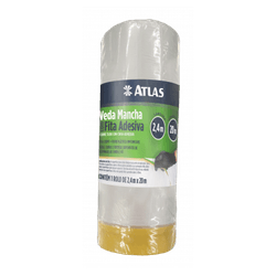 ATLAS FILME MASC C/FITA CREPE 2,4MX20M AT2220/240 - Tintas Oliveira