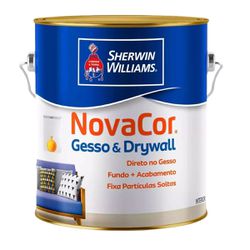 NOVACOR GESSO & DRYWALL BRANCO FOSCO 3,6LT - Tintas Oliveira
