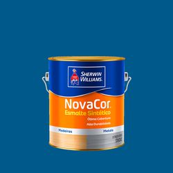 NOVACOR ESMALTE BRILHANTE AZUL FRANÇA 3,6L - TINTAS PALMARES