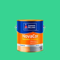 NOVACOR ESMALTE BRILHANTE VERDE PALMEIRA 3,6L - TINTAS PALMARES