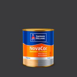 NOVACOR ESMALTE FOSCO PRETO 0,9L - TINTAS PALMARES