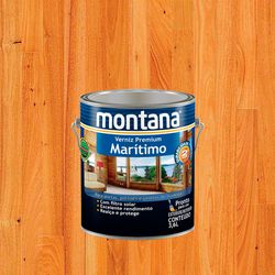 MONTANA VERNIZ MARITIMO NATURAL BRILHANTE 3,6L - TINTAS PALMARES