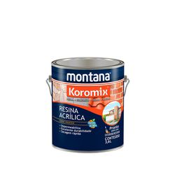 MONTANA KOROMIX RESINA ACR SOLVENTE FOSCA 3,6L - TINTAS PALMARES