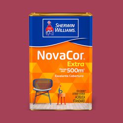 NOVACOR ACRÍLICO EXTRA MAIS RENDIMENTO FOSCO VERMELHO CEREJA 18L