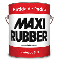 MAXI RUBBER BATIDA DE PEDRA PRETO 3,6L - TINTAS PALMARES