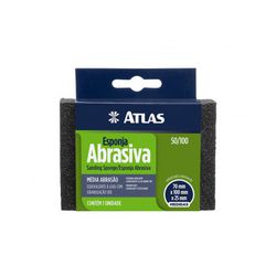 ATLAS ESPONJA ABRASIVA 100X70 BAIXA ABRASAO - TINTAS PALMARES