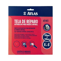 ATLAS TELA DE RAPARO AUTODESIVO P/DRYWALL