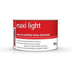 MAXI LIGHT MASSA POLIESTER 900GR - TINTAS PALMARES