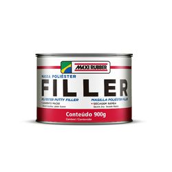 MAXI RUBBER MASSA POLIÉSTER FILLER 900GR - TINTAS PALMARES