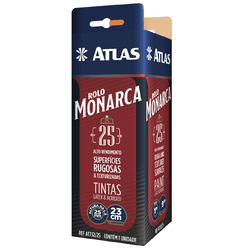 Atlas Rolo Monarca 23CM lã Sintética 5mm