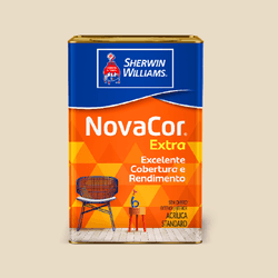 Tinta Acrilica Fosca Novacor Extra Palha 18l- Sher... - TINTAS PALMARES