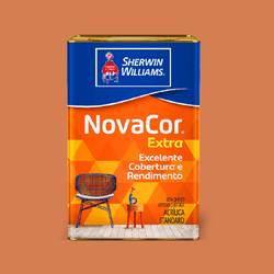 Tinta Acrilica Fosca Novacor Extra Tangerina 18l- ... - TINTAS PALMARES
