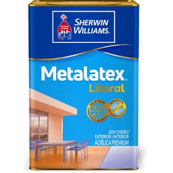 METALATEX LITORAL ACETINADO BRANCO 18L - TINTAS PALMARES