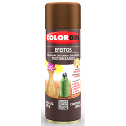 Tinta Spray Colorgin Efeito Texturizado Corten - TINTAS PALMARES