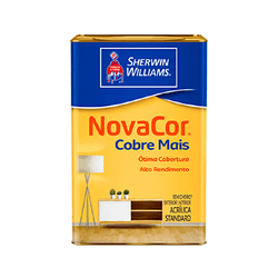 Tinta AcrÍlica Novacor Cobre Mais Branco 18l- Sher... - TINTAS PALMARES