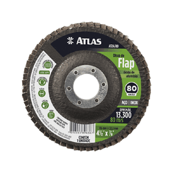 ATLAS DISCO FLAP 115MM 80 O.A. - TINTAS PALMARES