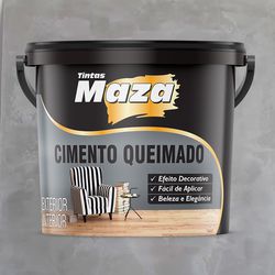 MAZA CIMENTO QUEIMADO ORIGINAL 23KG - TINTAS PALMARES