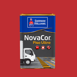 Tinta Acrilica Novacor Ultra Piso Vermelho Seguran... - TINTAS PALMARES