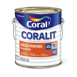 Coralit Fundo Zarcão Proferro 3,6L - Coral - TINTAS SÃO MIGUEL