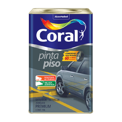 Tinta piso 18L Coral - TINTAS SÃO MIGUEL