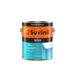 Tinta Acrílica Tetos Branco Neve 3,6L - Suvinil - TINTAS SÃO MIGUEL