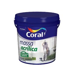 Massa Acrílica 5,7Kg- Coral - Tintas São Miguel agora é Bela Tintas
