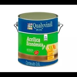 Tinta Acrílica Econômica Branco Fosco 3,6L - Qualy... - Tintas São Miguel agora é Bela Tintas