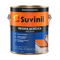 Resina Acrílica Base Água 3,6L - Suvinil - TINTAS SÃO MIGUEL