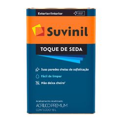 Tinta Acrílica Branco Neve Acetinada 18 L Suvinil - Tintavel