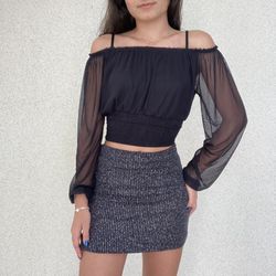 BLUSA CIGANA LASTEX - 2586 - TokTeen