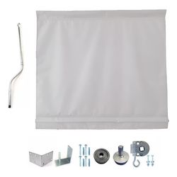 Kit Toldo Cortina Retrátil 1,80x2,15 Cor Branco - Toldos Veneza | Especialista em Toldos e Coberturas