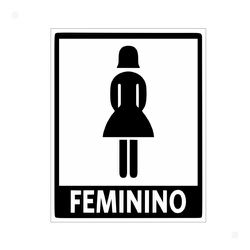 Placa Sinalização Banheiro - Toldos Veneza | Especialista em Toldos e Coberturas