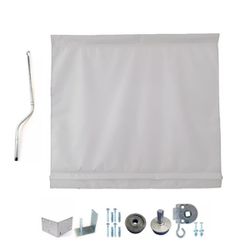 Kit Toldo Cortina Retrátil 2,50x3,50 Cor Cinza - Toldos Veneza | Especialista em Toldos e Coberturas