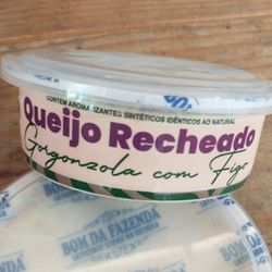 Queijo Trufado Bom Da Fazenda Metade - Gorgonzola ... - QUEIJOS TOP DA SERRA