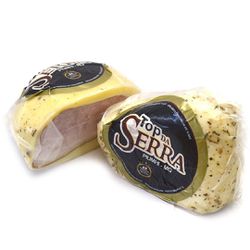 Queijo Provolone Branco Temperado Recheado com Pic... - QUEIJOS TOP DA SERRA