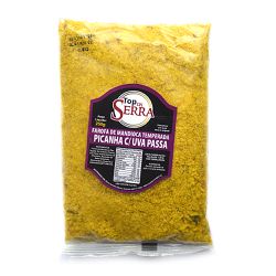 Farofa De Mandioca Temperada Picanha com Uva Passa... - QUEIJOS TOP DA SERRA