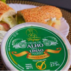 Patê Creme de Alho Com Limão - QUEIJOS TOP DA SERRA